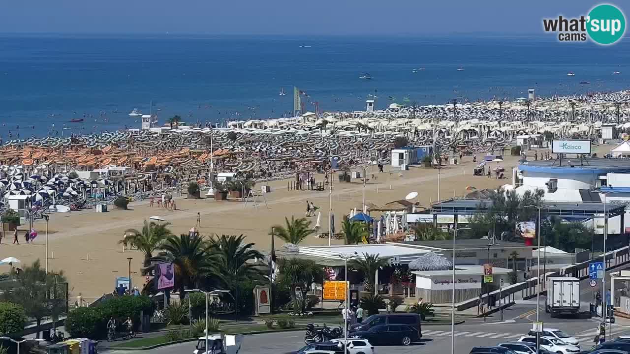 The beach of Bibione webcam – Italy