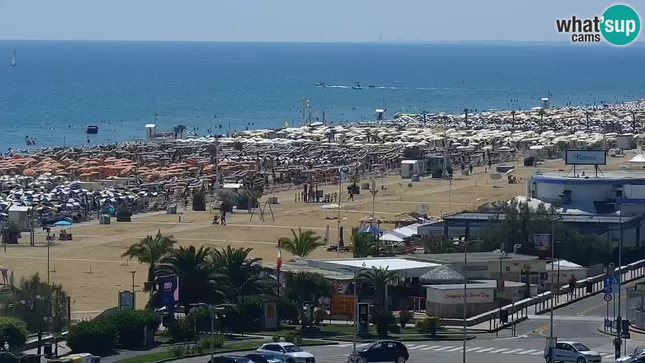 The beach of Bibione webcam – Italy