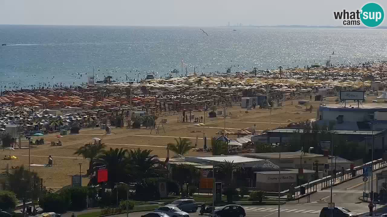 The beach of Bibione webcam – Italy