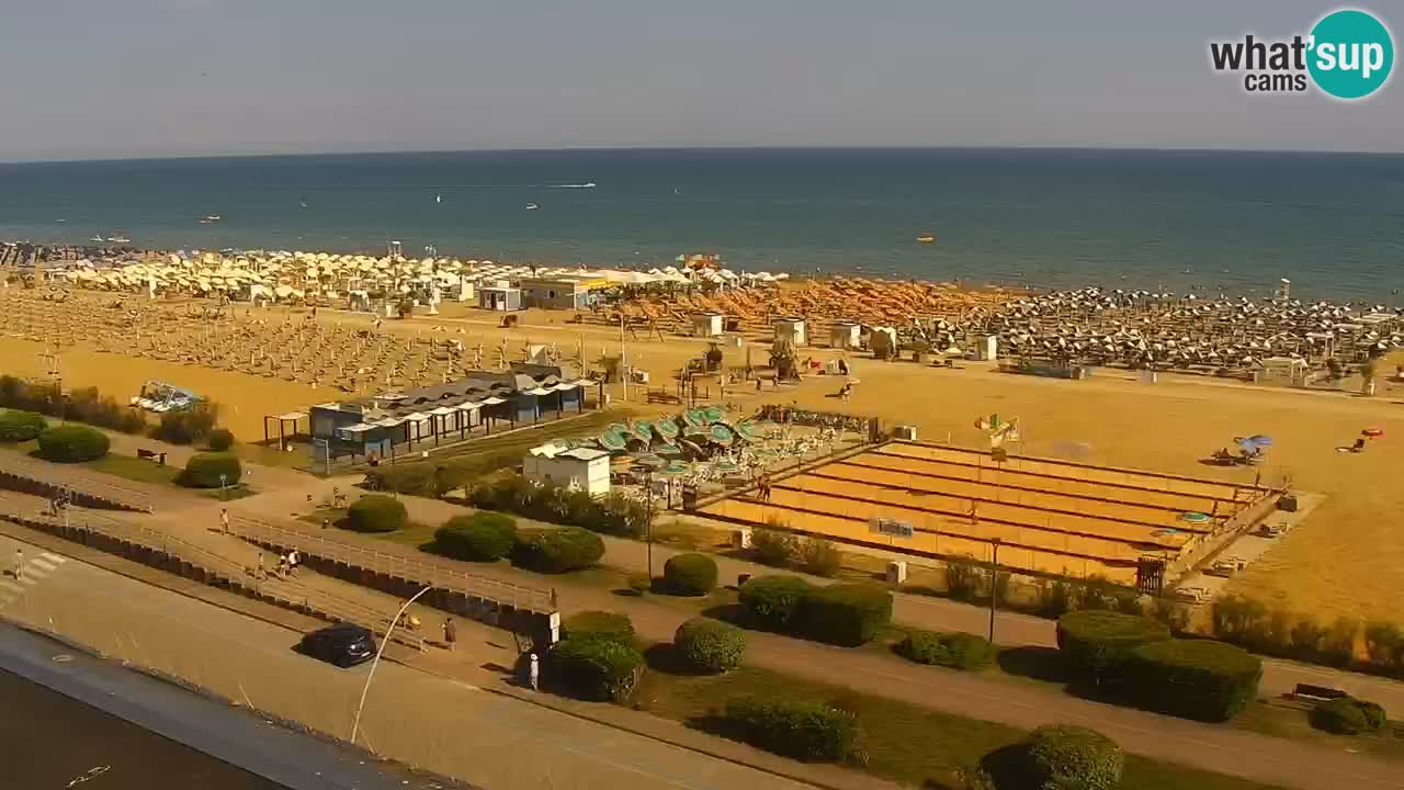 La camera en vivo de la playa de Bibione – Italia
