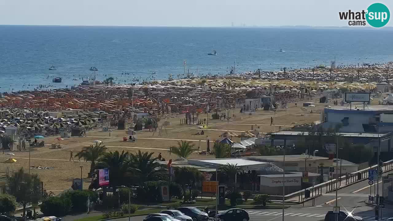The beach of Bibione webcam – Italy