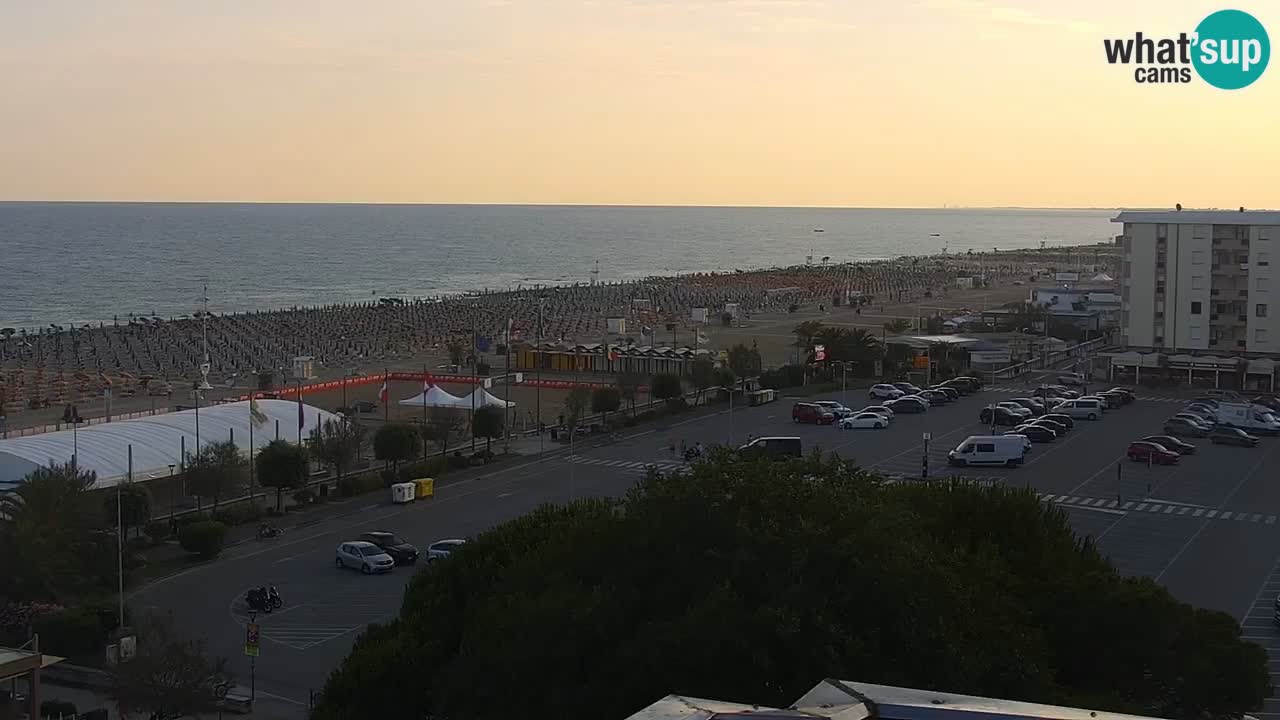 The beach of Bibione webcam – Italy