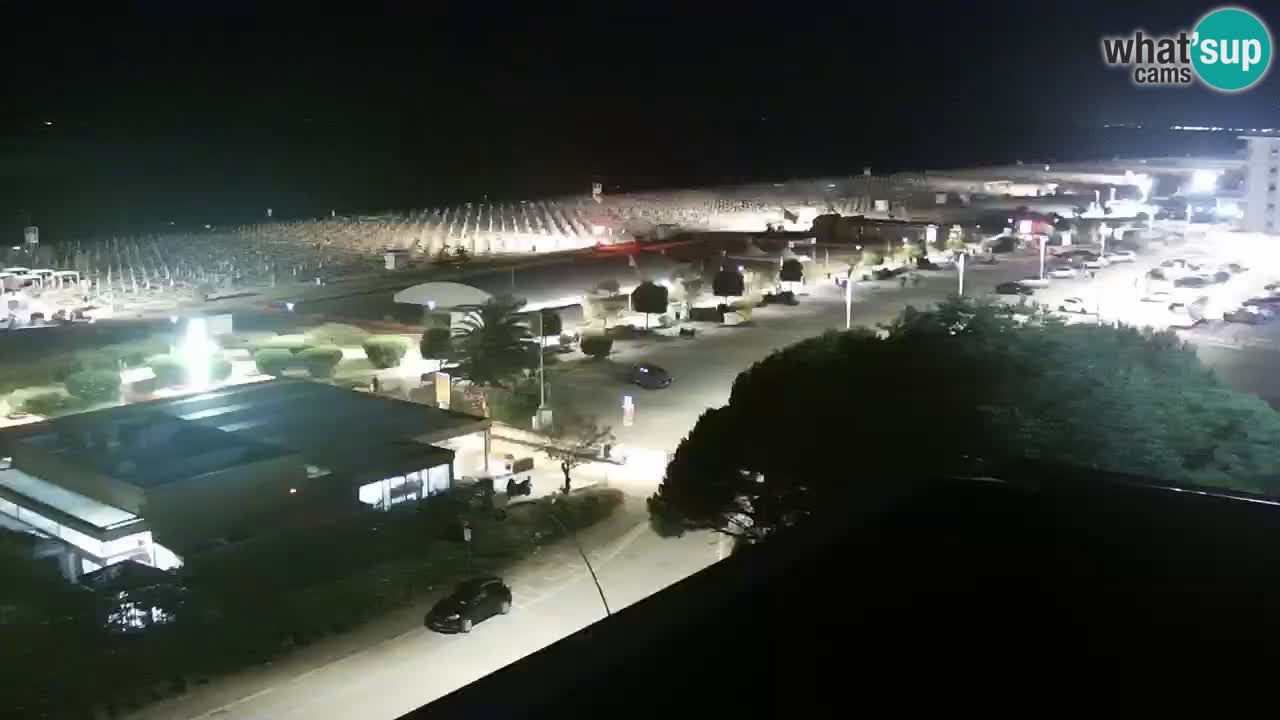 The beach of Bibione webcam – Italy