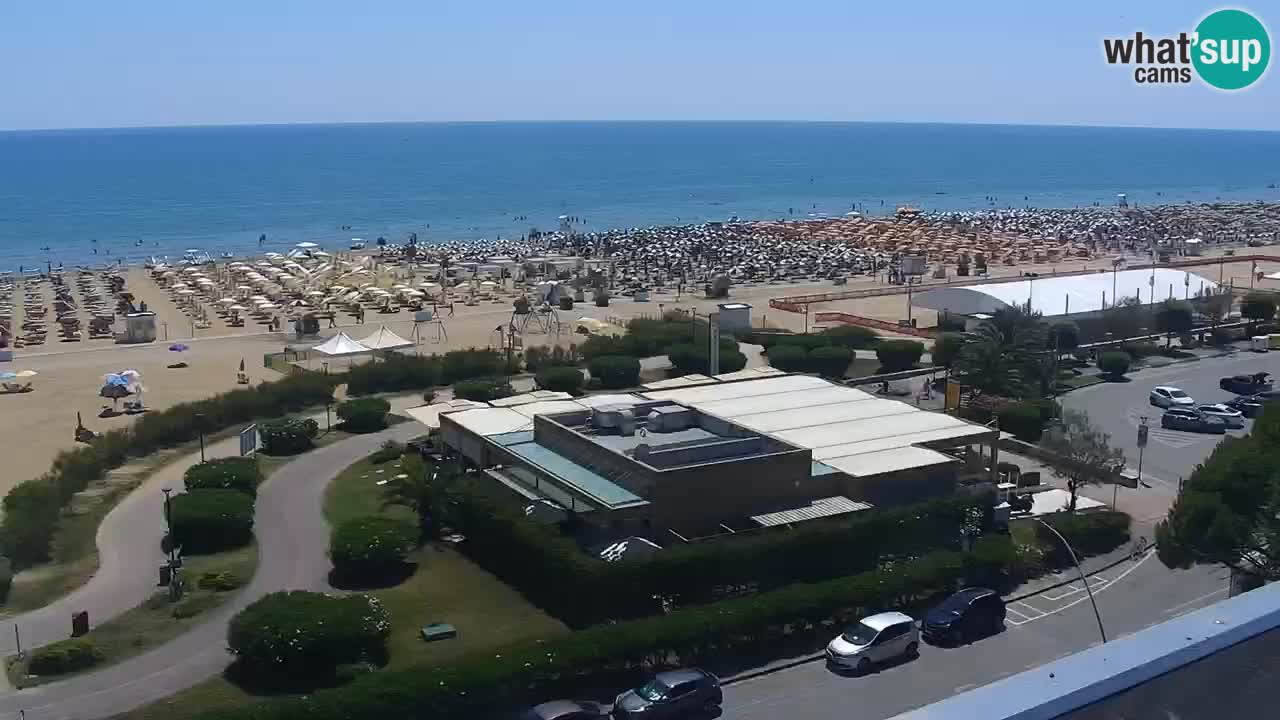 La camera en vivo de la playa de Bibione – Italia