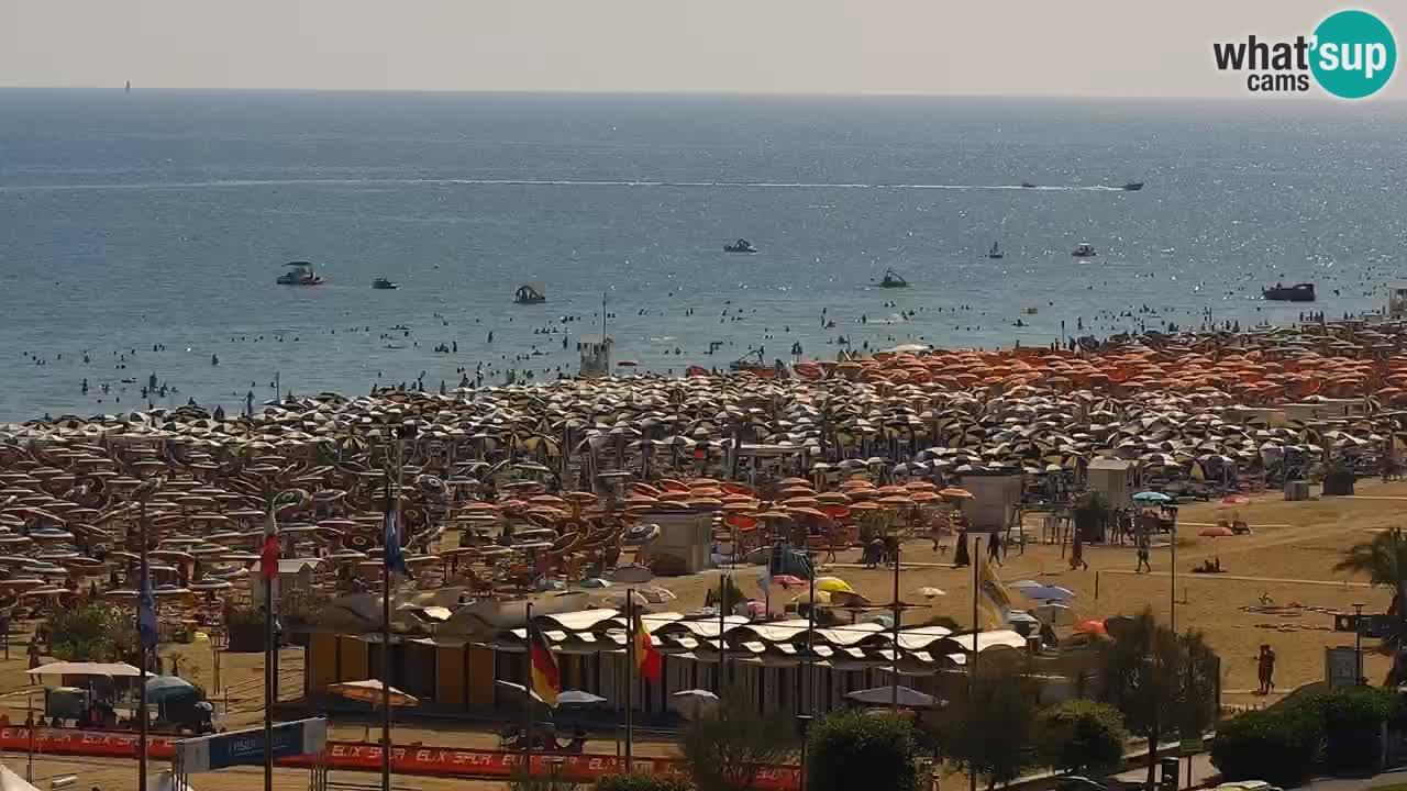 La camera en vivo de la playa de Bibione – Italia