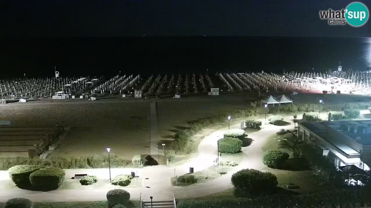 The beach of Bibione webcam – Italy