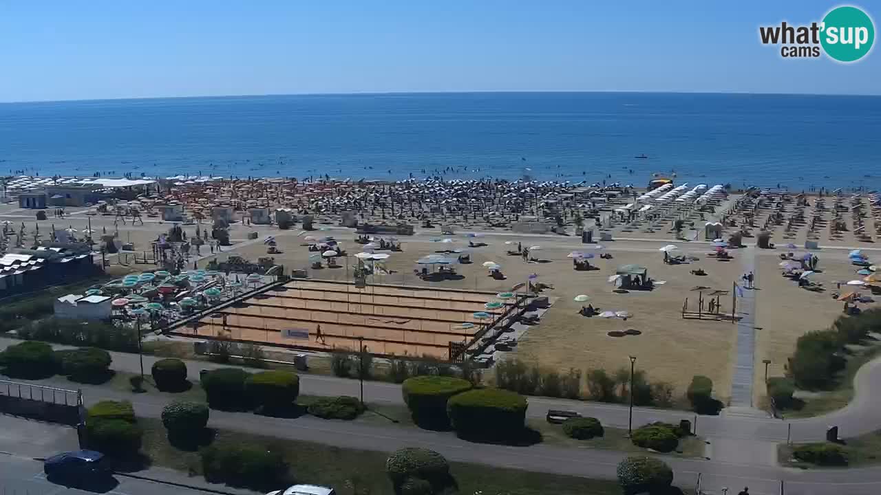 Plaža Bibione Spletna kamera – Italija