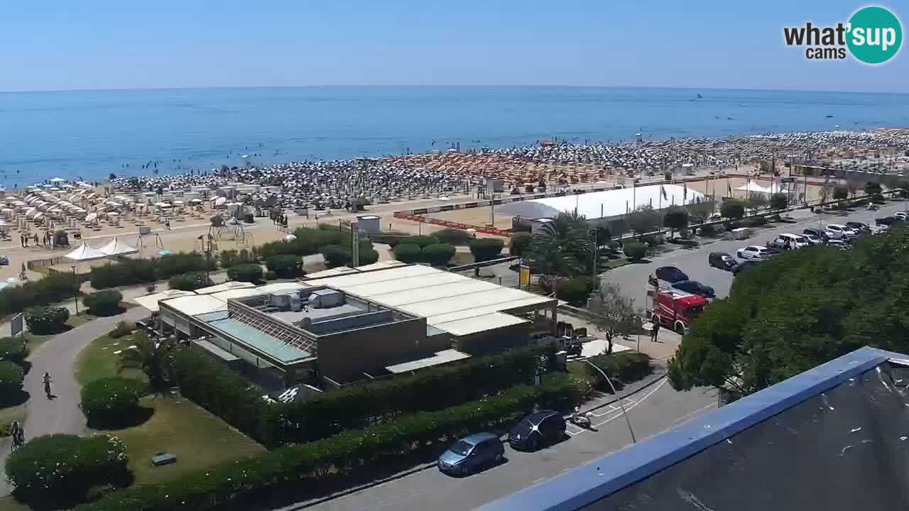 The beach of Bibione webcam – Italy