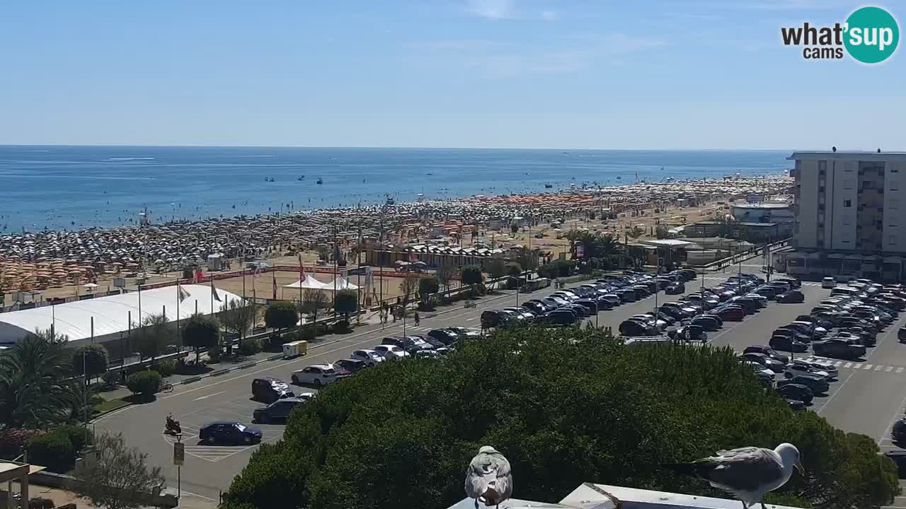 The beach of Bibione webcam – Italy
