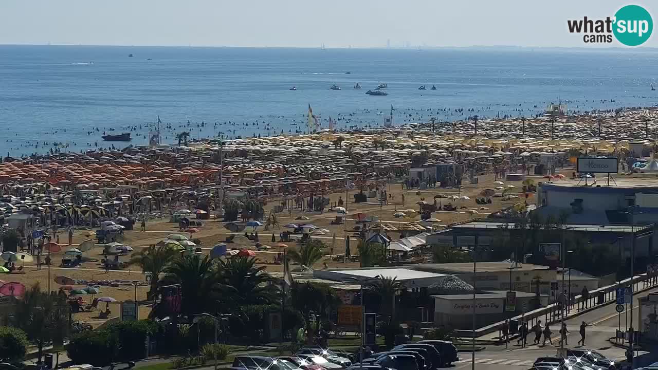 The beach of Bibione webcam – Italy