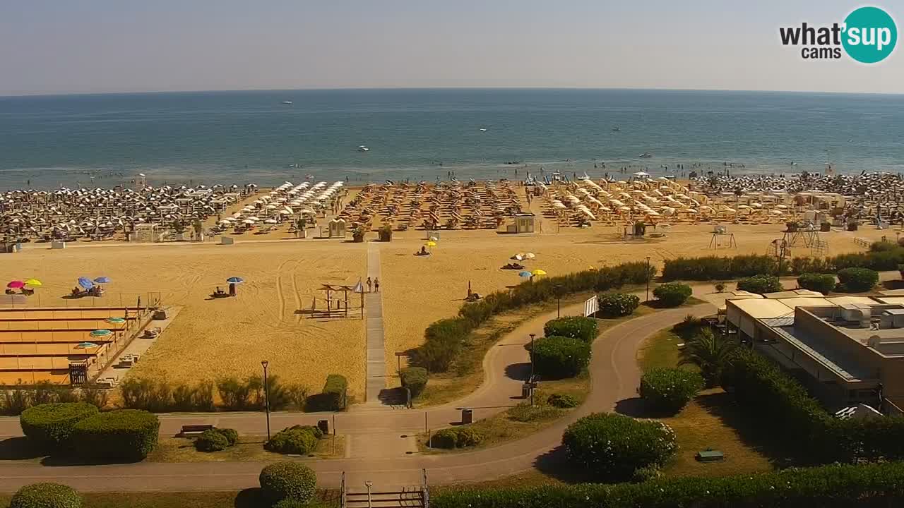 La camera en vivo de la playa de Bibione – Italia