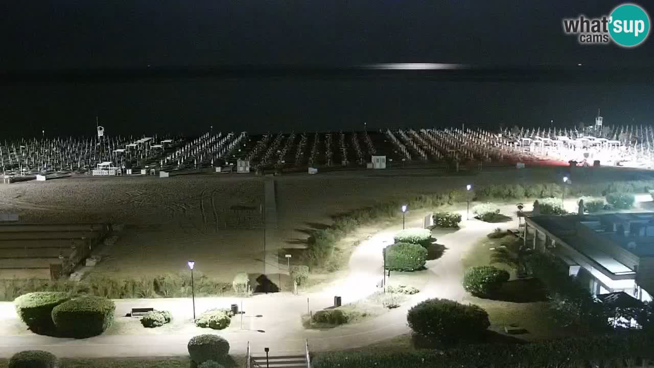The beach of Bibione webcam – Italy