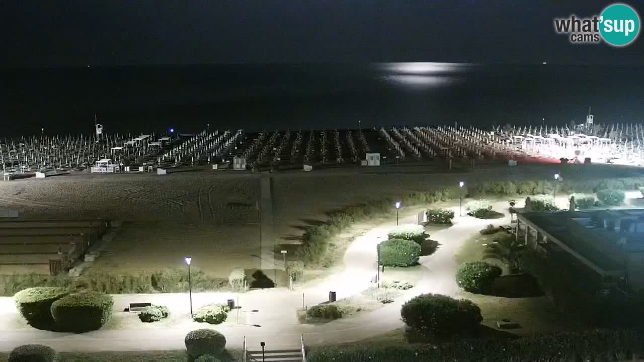 The beach of Bibione webcam – Italy
