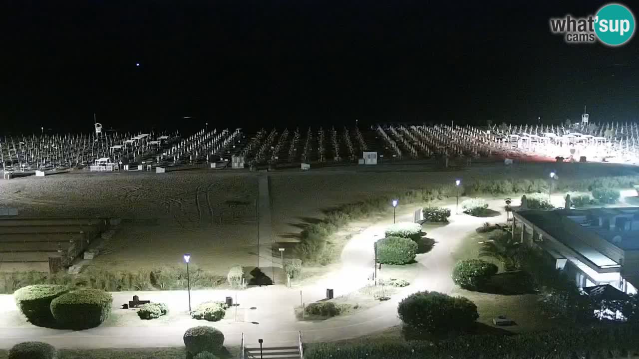 The beach of Bibione webcam – Italy