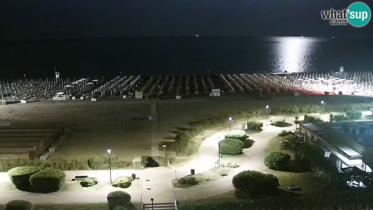 The beach of Bibione webcam – Italy