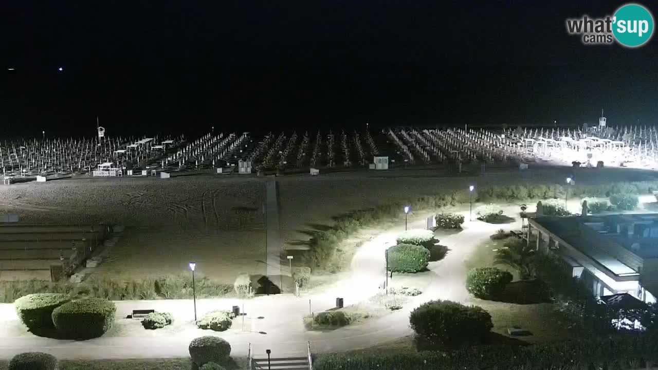 The beach of Bibione webcam – Italy