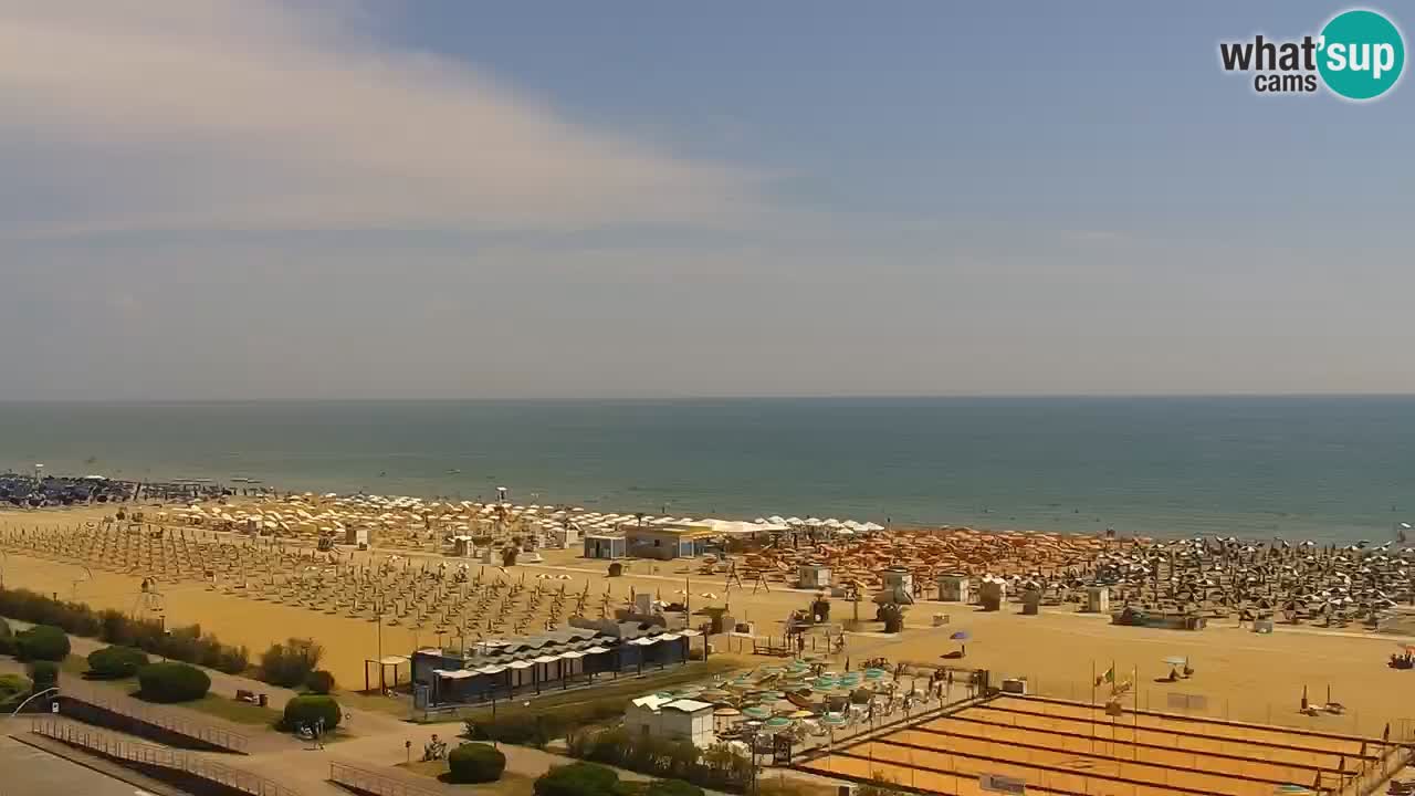 La camera en vivo de la playa de Bibione – Italia