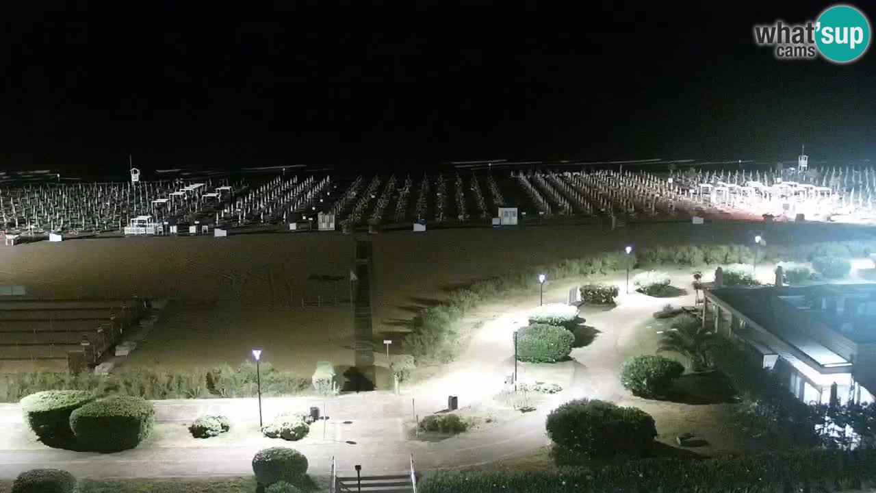 La camera en vivo de la playa de Bibione – Italia