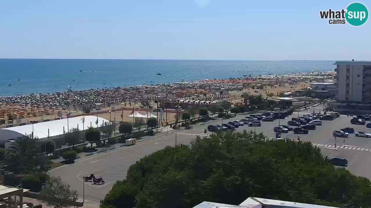 The beach of Bibione webcam – Italy