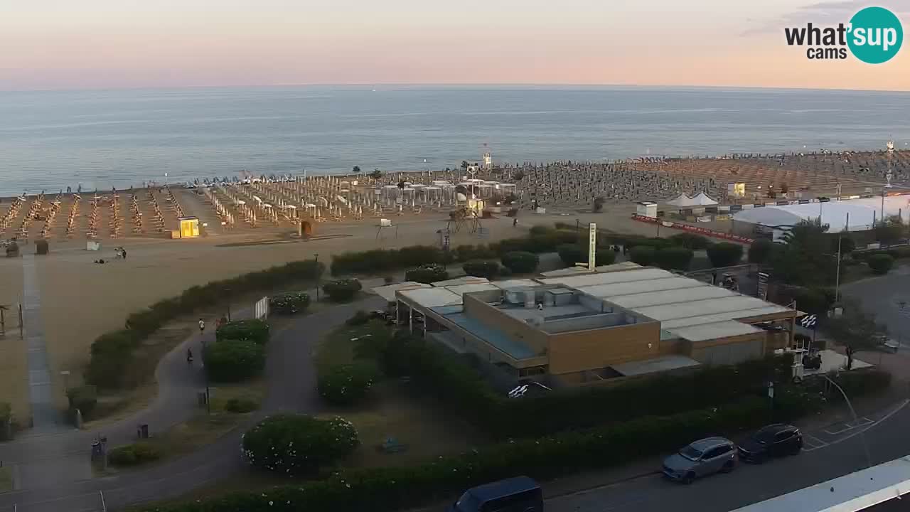 The beach of Bibione webcam – Italy