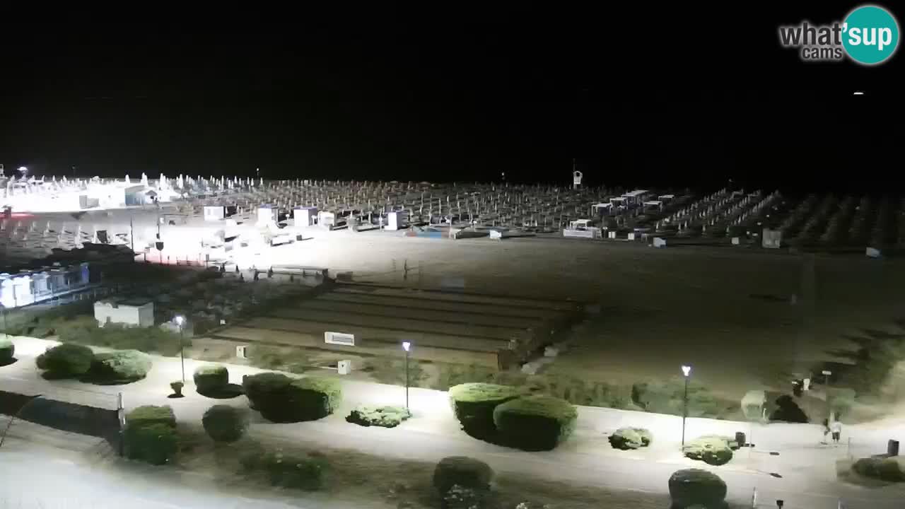The beach of Bibione webcam – Italy