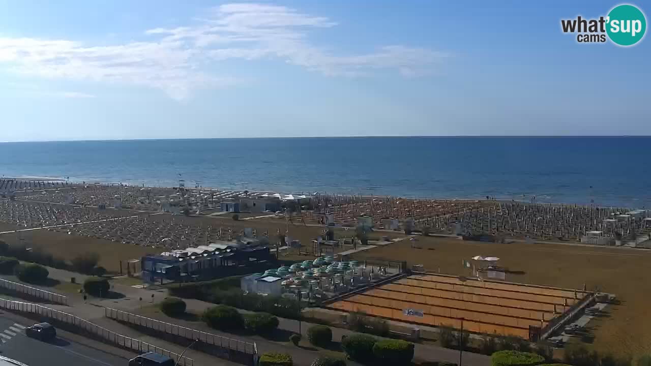 La camera en vivo de la playa de Bibione – Italia