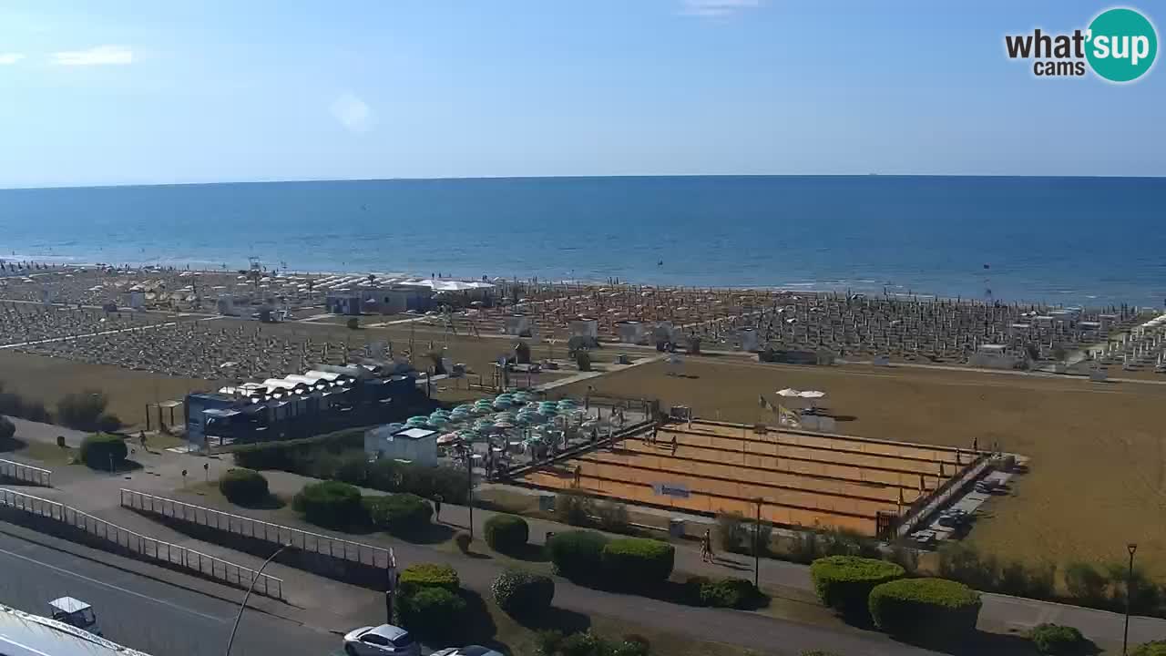La camera en vivo de la playa de Bibione – Italia