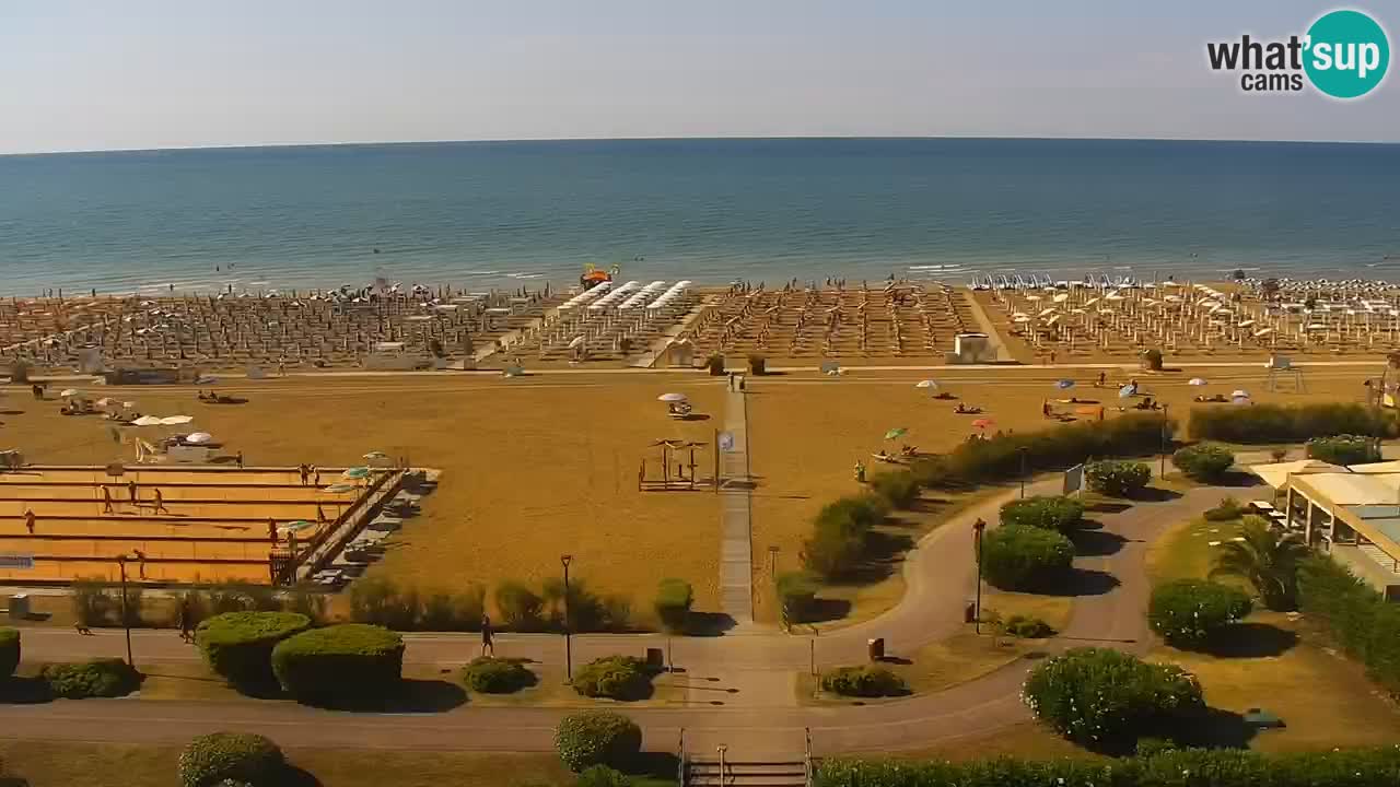 La camera en vivo de la playa de Bibione – Italia