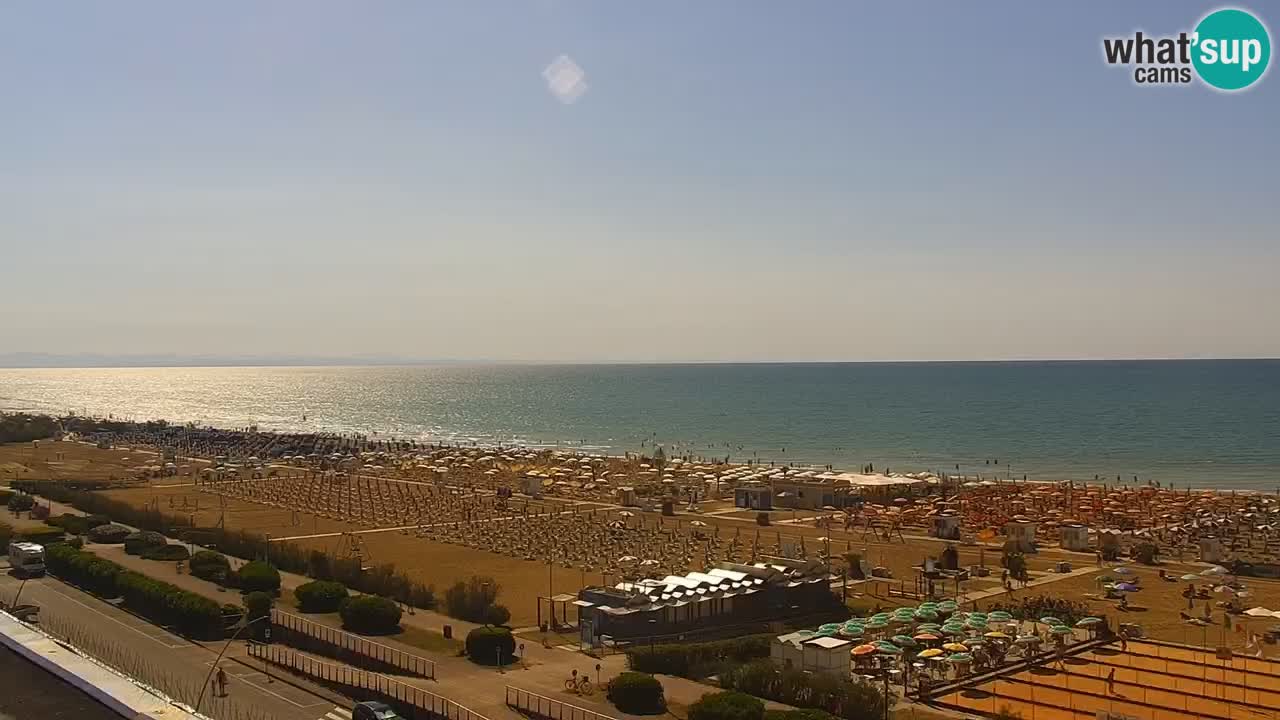 La camera en vivo de la playa de Bibione – Italia