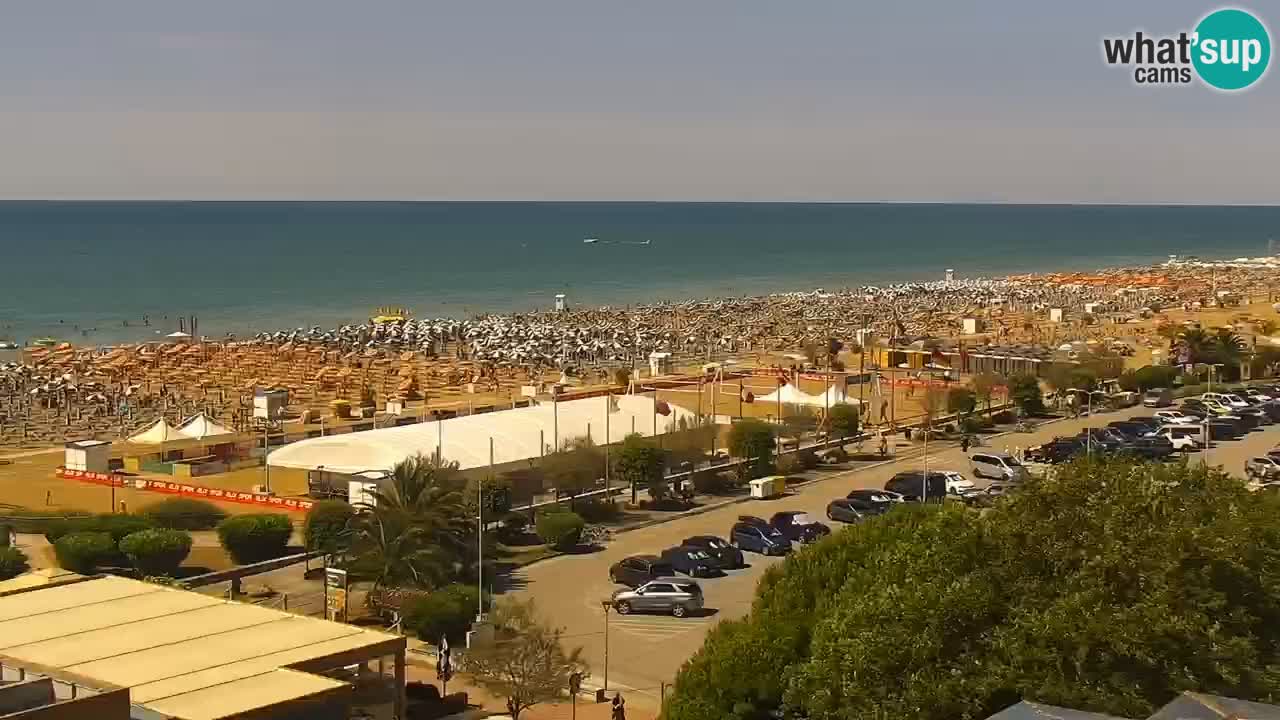 La camera en vivo de la playa de Bibione – Italia