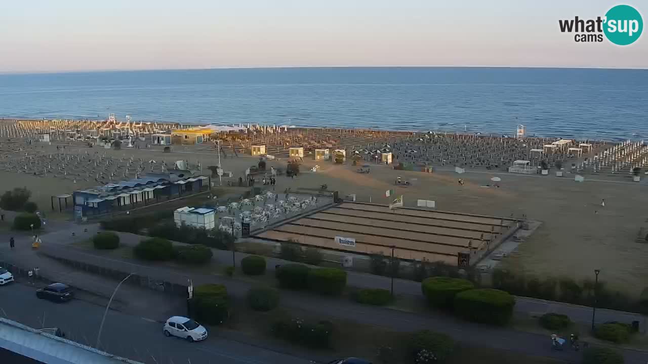 The beach of Bibione webcam – Italy