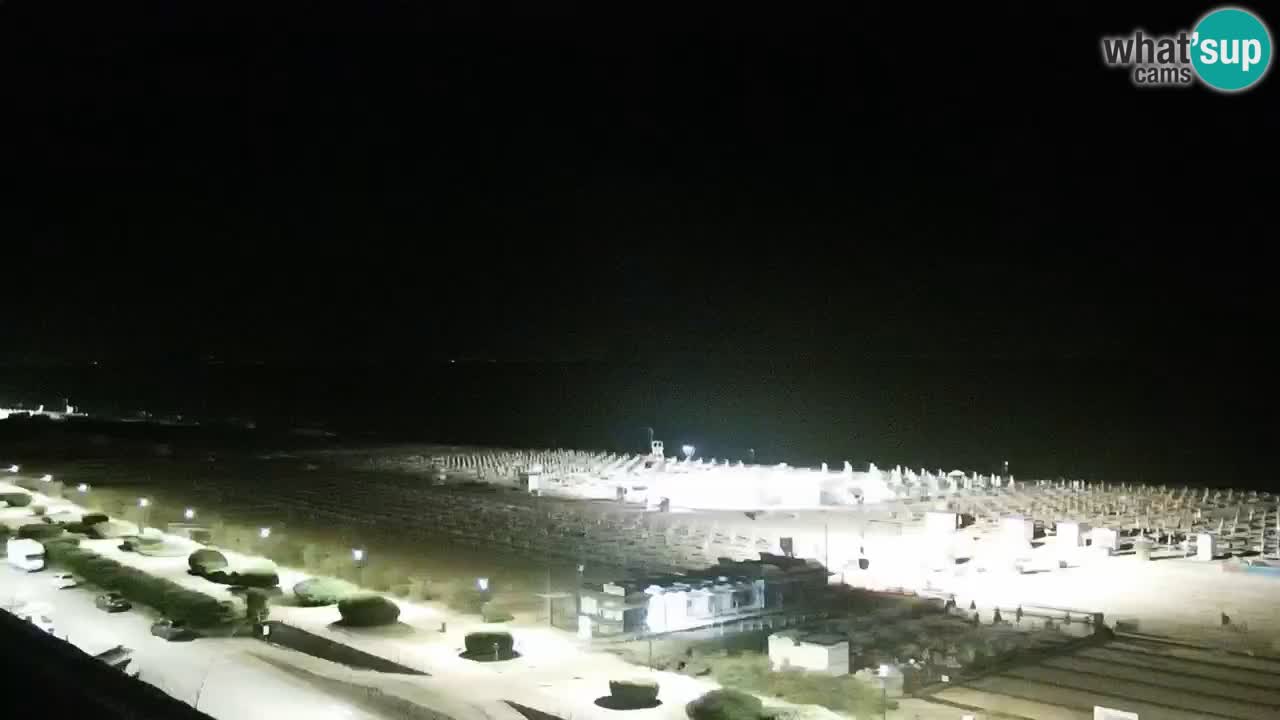 La spiaggia di Bibione webcam live e piazzale Zenit