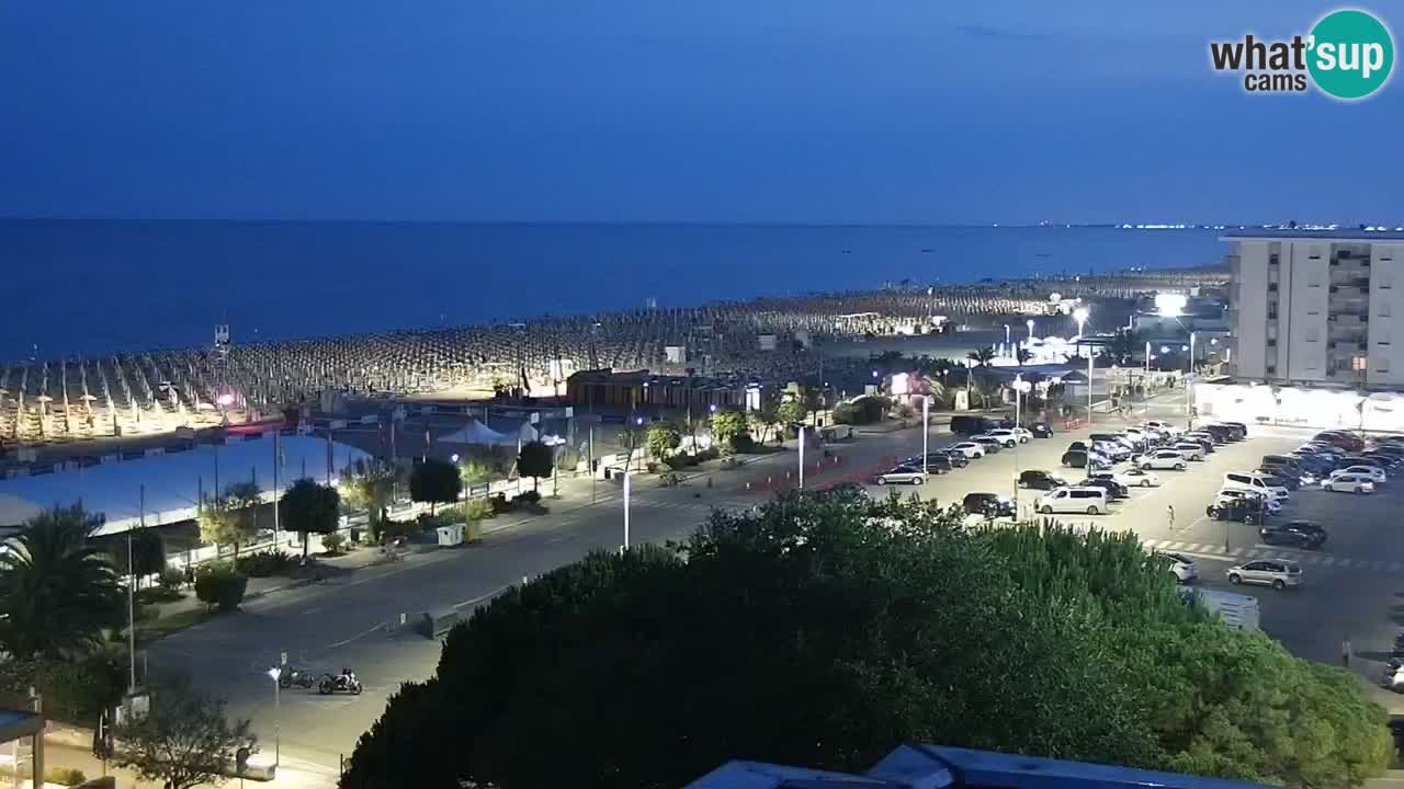 The beach of Bibione webcam – Italy