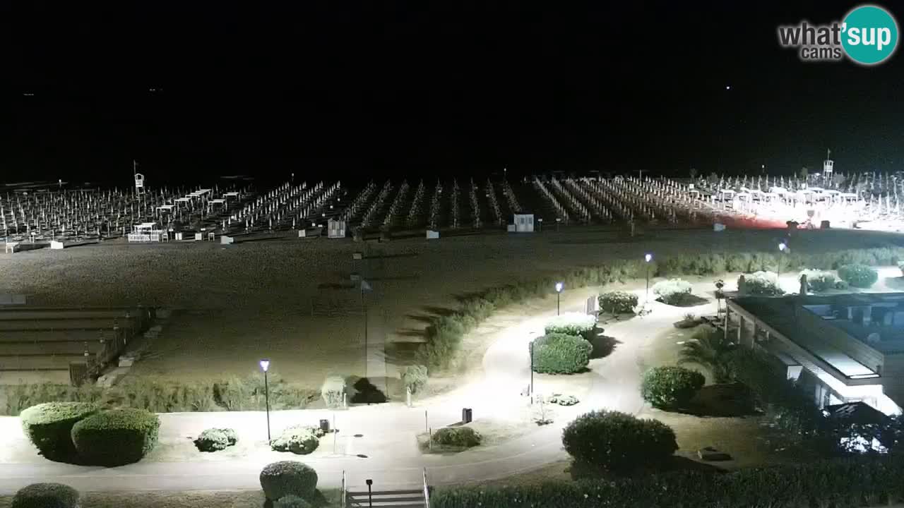 The beach of Bibione webcam – Italy