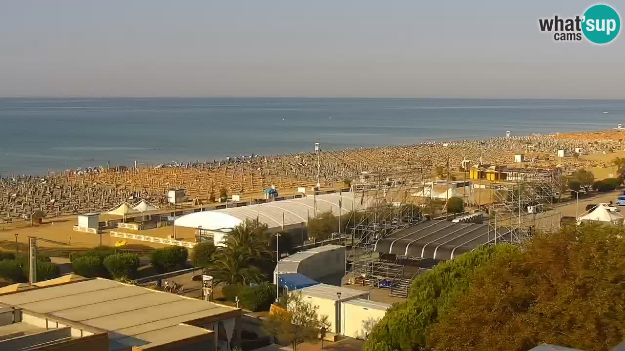 La camera en vivo de la playa de Bibione – Italia