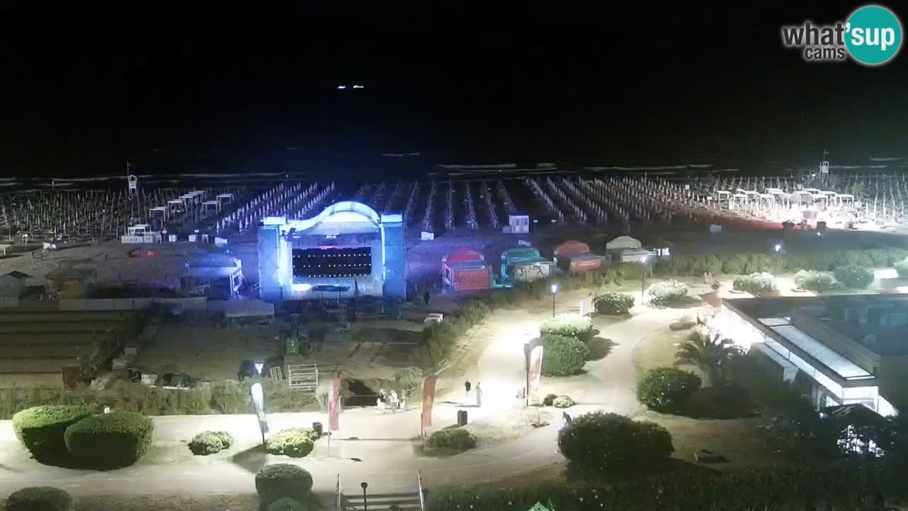 The beach of Bibione webcam – Italy