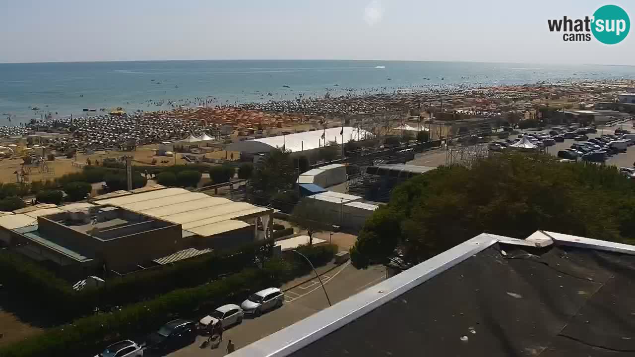 The beach of Bibione webcam – Italy