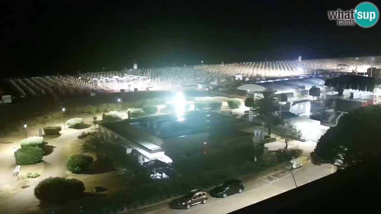 The beach of Bibione webcam – Italy