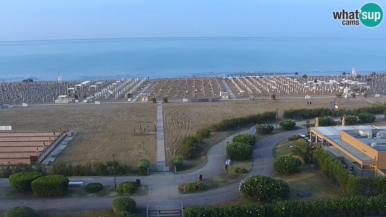The beach of Bibione webcam – Italy