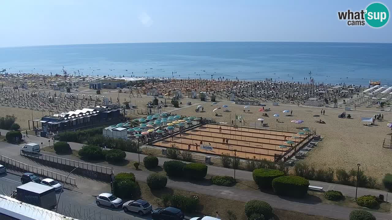 Plaža Bibione Spletna kamera – Italija
