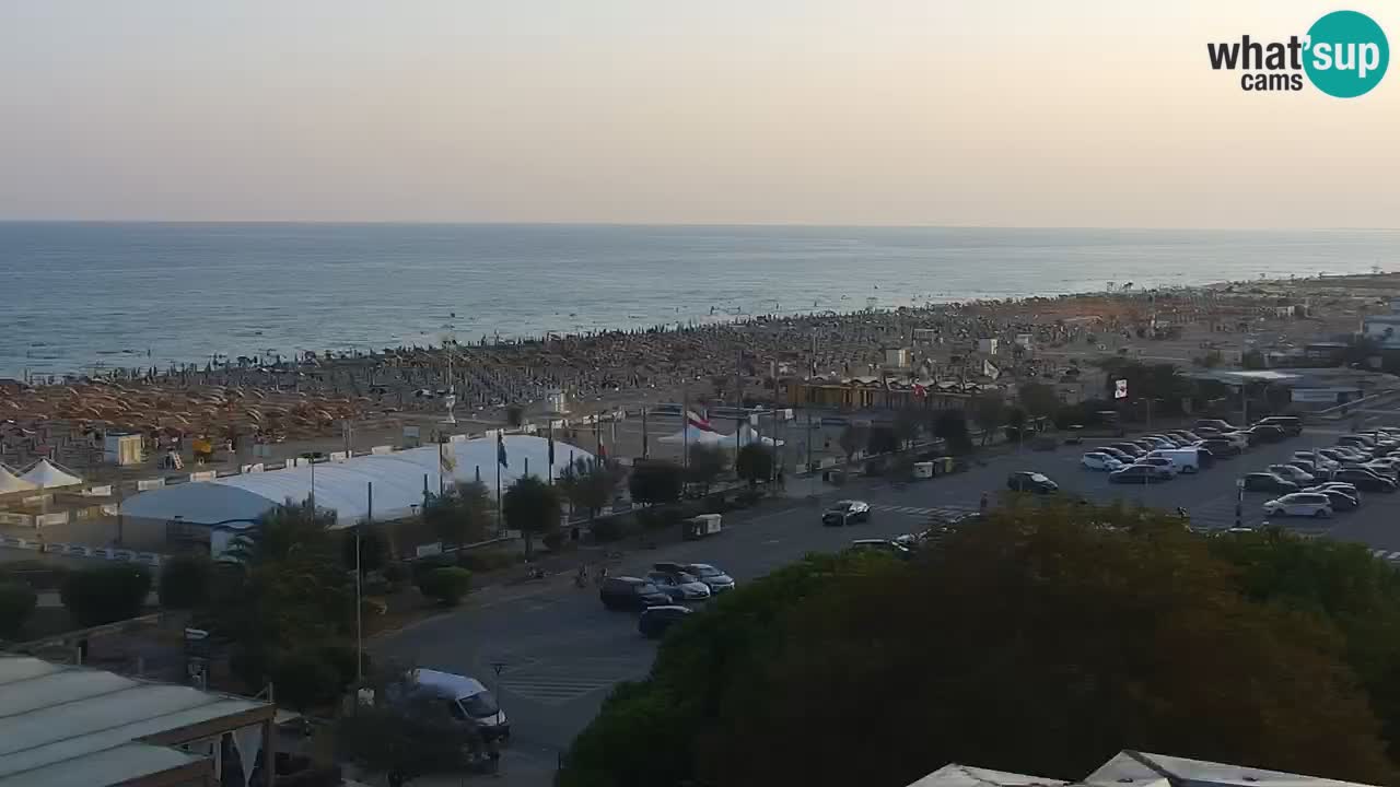 The beach of Bibione webcam – Italy