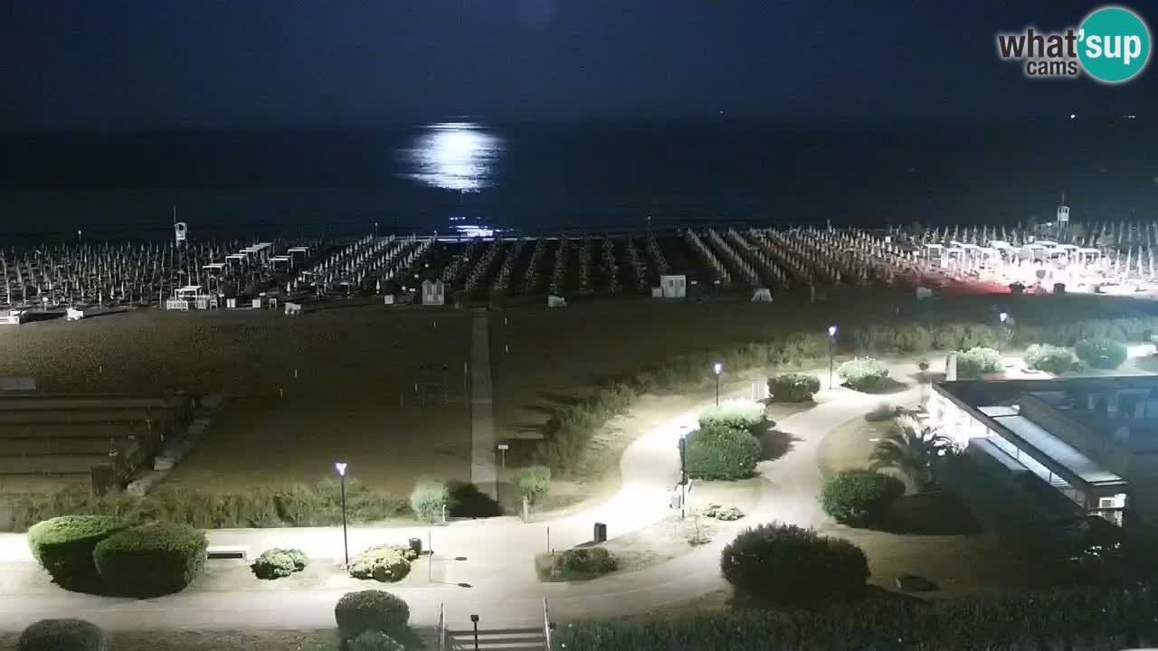The beach of Bibione webcam – Italy