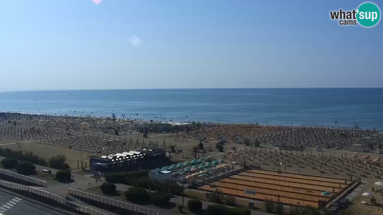 The beach of Bibione webcam – Italy