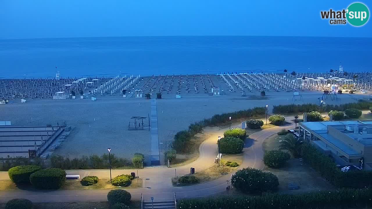 The beach of Bibione webcam – Italy