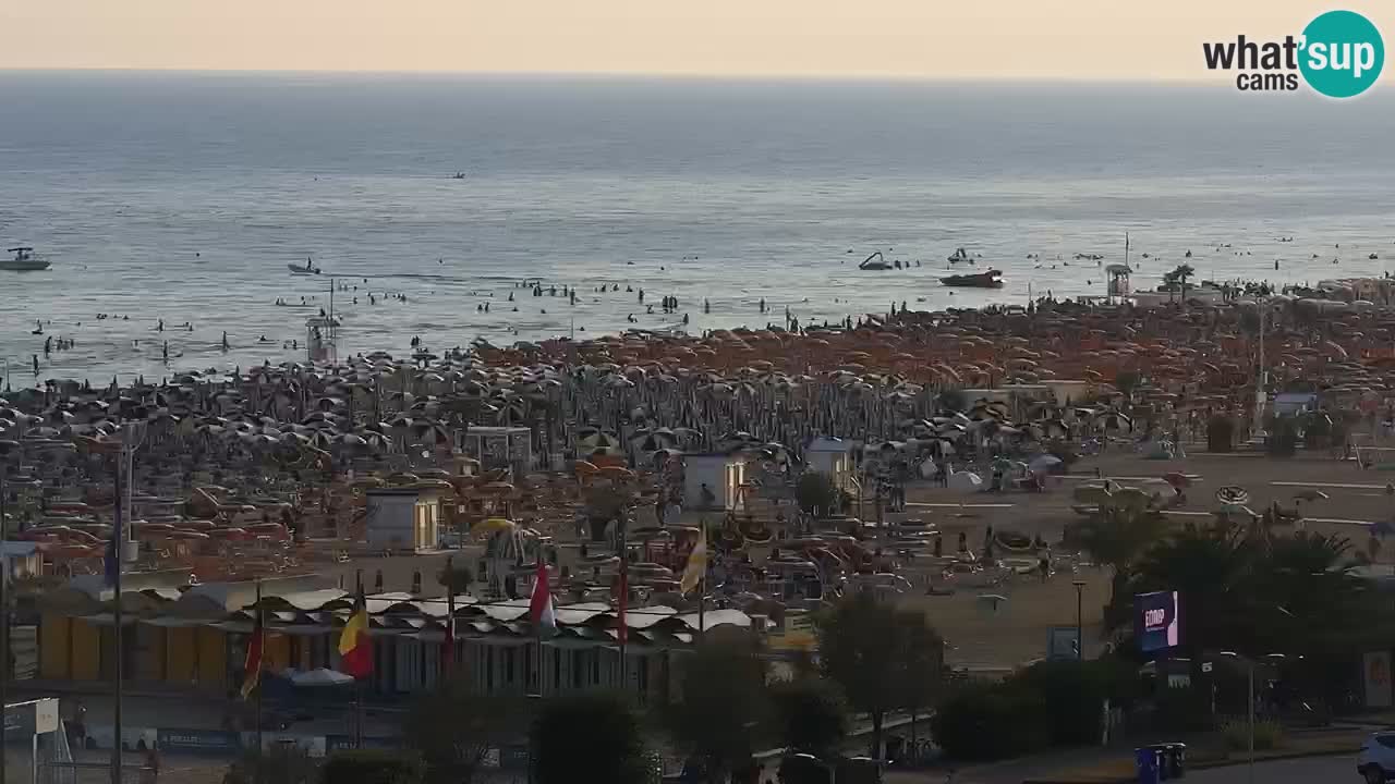 The beach of Bibione webcam – Italy