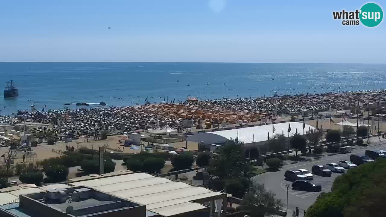 La camera en vivo de la playa de Bibione – Italia