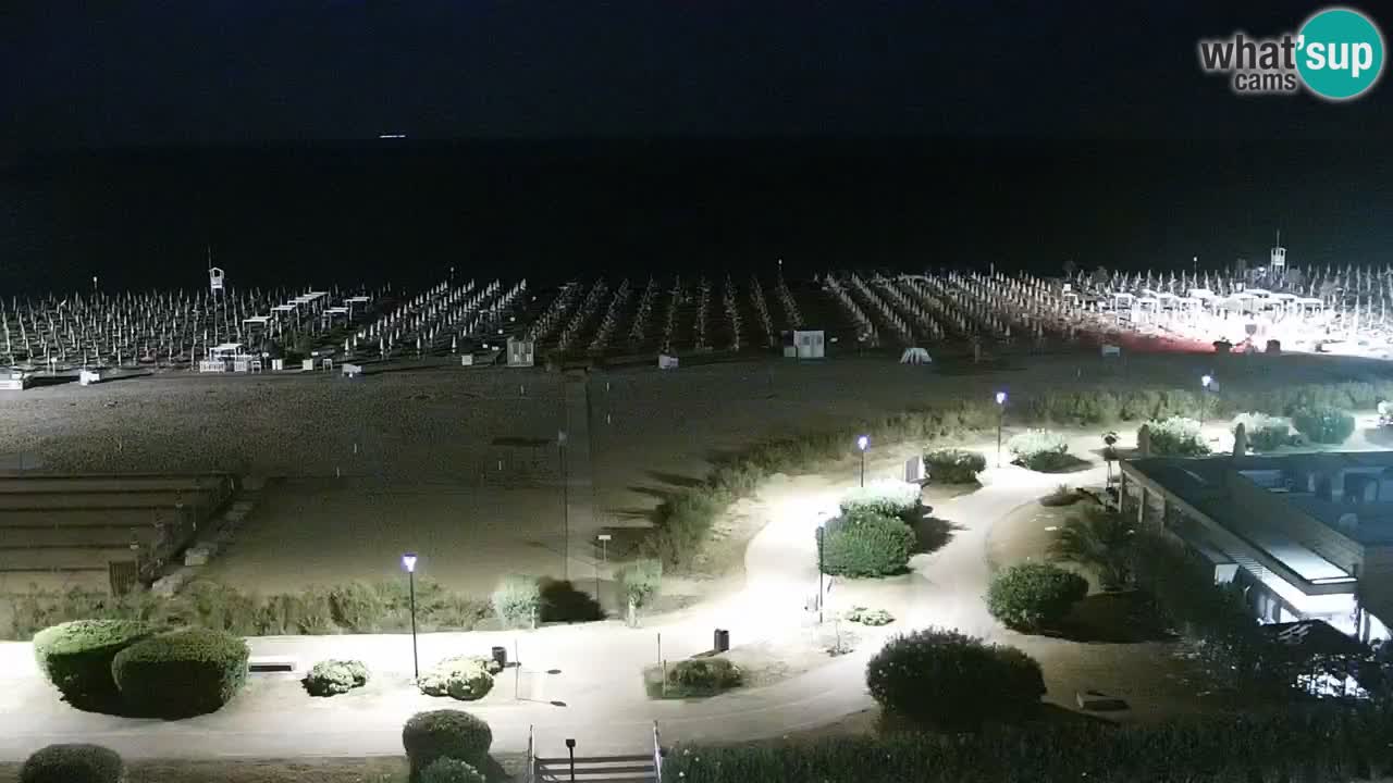 The beach of Bibione webcam – Italy