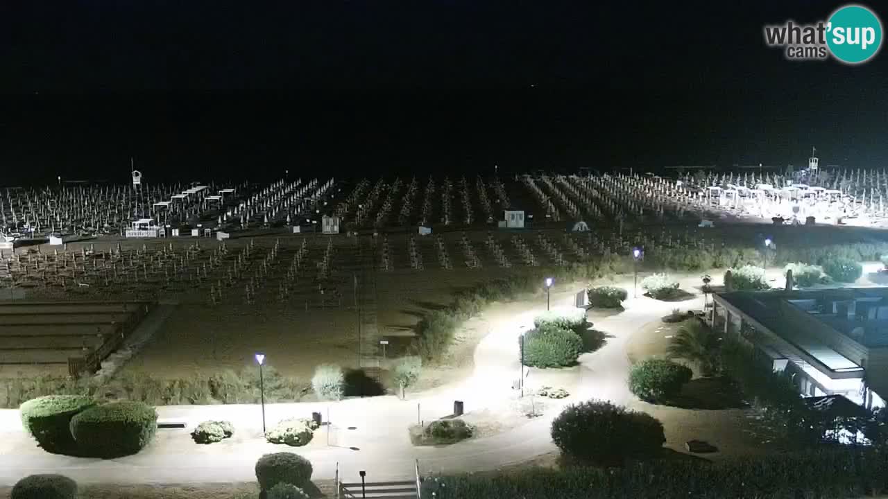 La camera en vivo de la playa de Bibione – Italia
