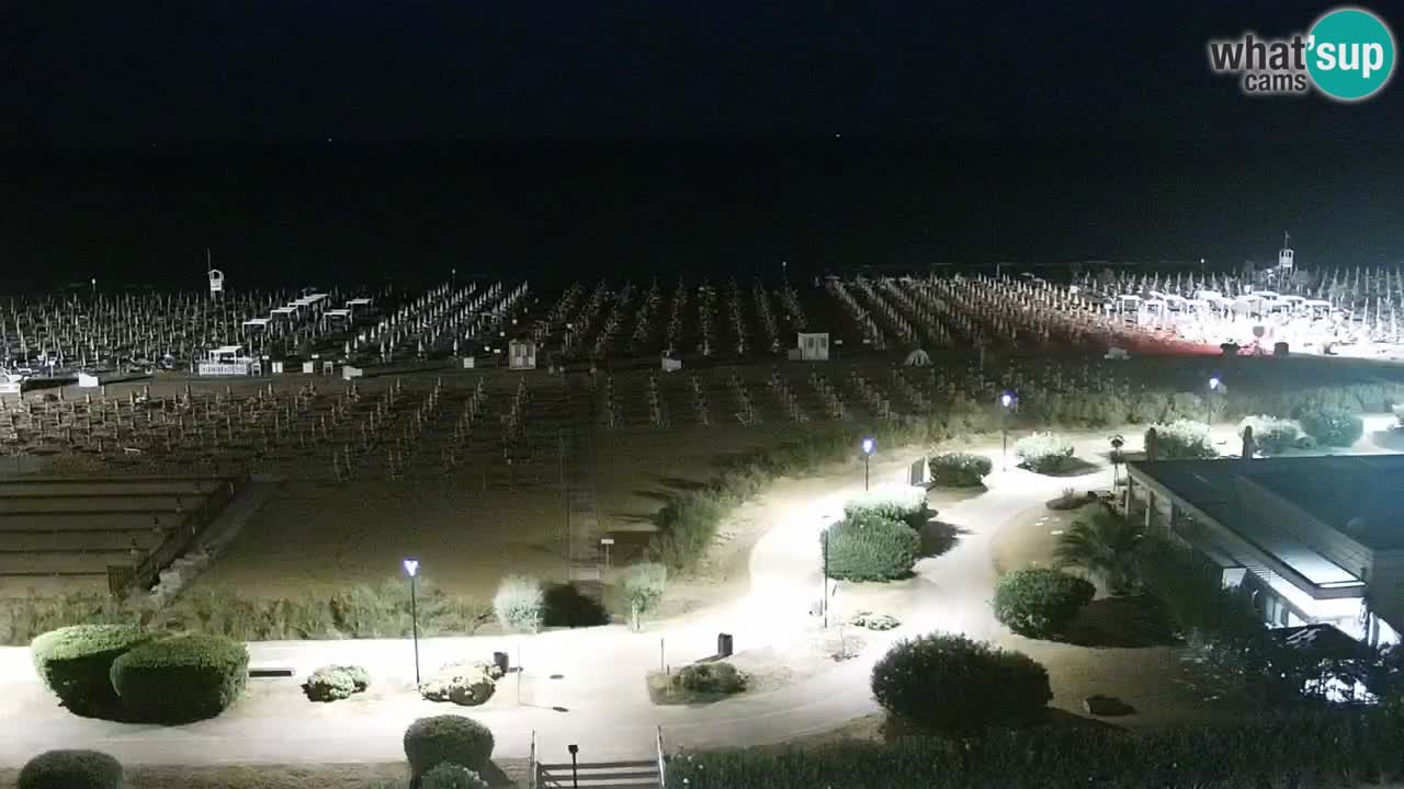 The beach of Bibione webcam – Italy