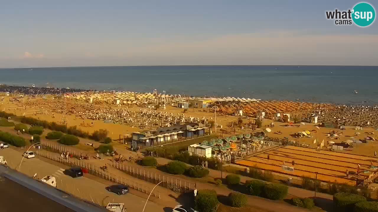 La camera en vivo de la playa de Bibione – Italia